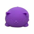 Nee Doh Cool Cats Purple Front Squeeze Toy
